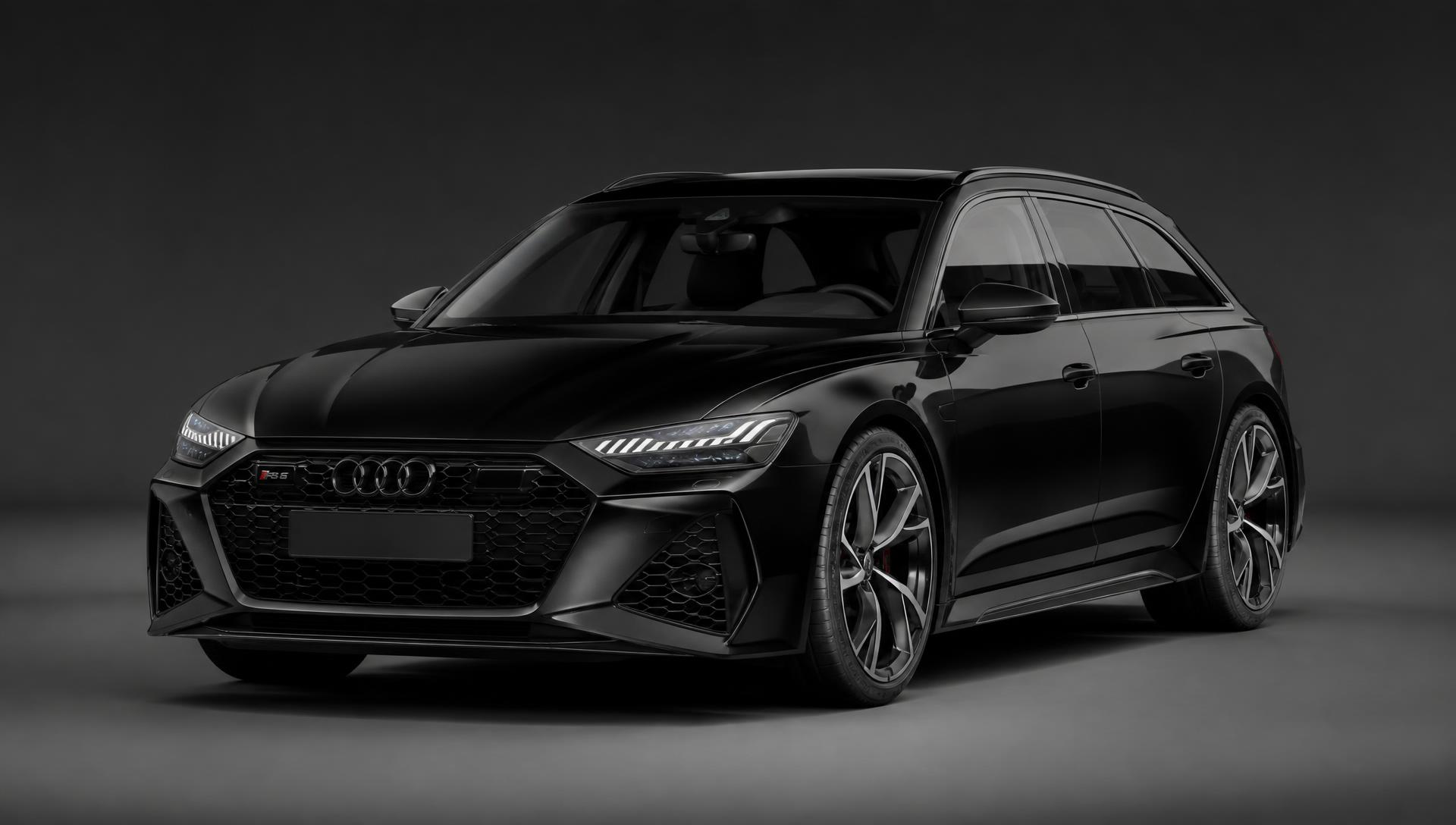 Zwarte premium station wagon — exterieur diensten explorer